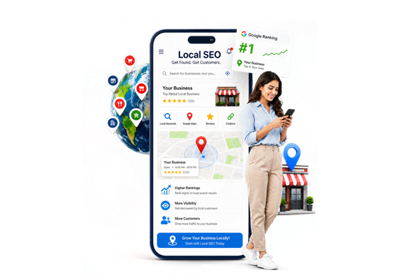 Local Search Map Visualization