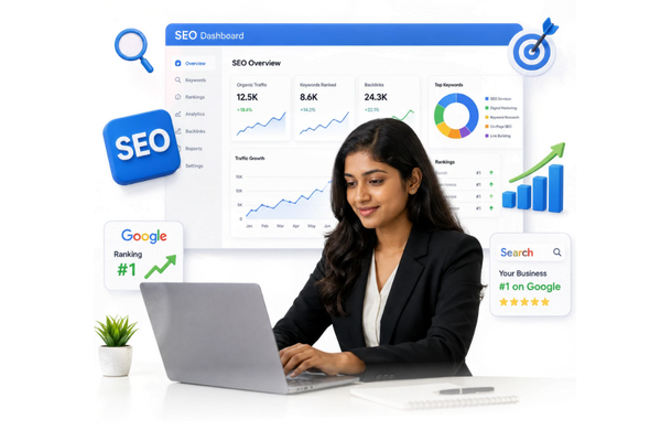 Content Optimization Services Illustration